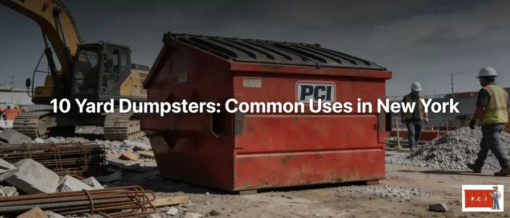 PCI Dumpster Rental serves all boroughs of New York, Long Island, and surrounding neighborhoods, making