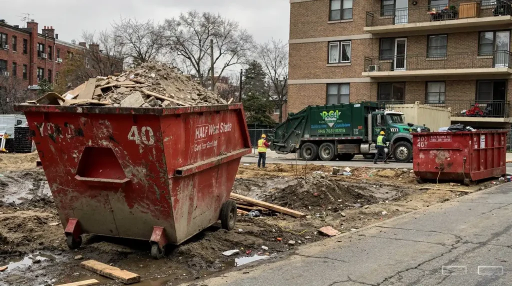 Best Dumpster Rental for Moving: Efficient Waste Management in New York City 2 A 40-yard dumpster is built for large projects and can hold roughly 20 pickup trucks